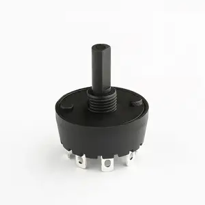 free samples 6a 250v 4-way binary coded waterproof rotary switch for oven