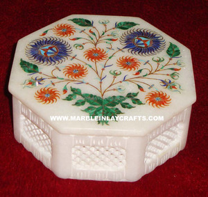 Beautiful Marble Inlay <b>Boxes</b> - Product Image 1