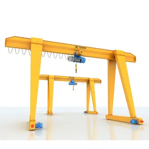 5 10 tấn dầm đơn di động gangtry Crane giá từ nhà sản xuất