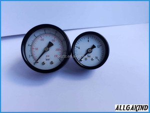 표준 압력 게이지 마노미터 블랙 케이스 PC 윈도우 백 마운트 - Product Image 2