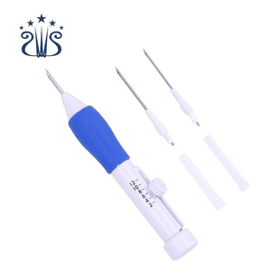 SKC-Bolígrafo de bordado de plástico, aguja de punzón rusa, 3 accesorios de costura <span class=keywords><strong>intercambiables</strong></span> - Product Image 1
