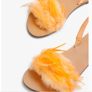 Niñas de diseño colorido diseño de planos cómodos zapatos de Sandalias de tacón - Product Image 2