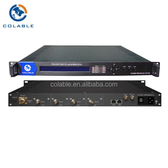 डिजिटल क्यूपीएसके न्यूनाधिक अपलिंक 8psk dvb-s2 उपग्रह टीवी और रेडियो स्टेशन के उपकरण COL5502N