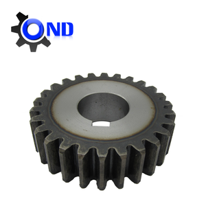 C45 çelik Düz/sarmal modülü 4 pinyon dişli M4 kama ile - Product Image 3