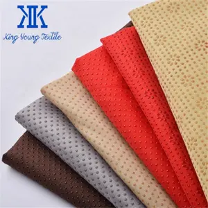 twill polyester waterproof pvc dotted fabric / anti slide fabric / rubber patch fabric