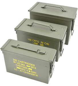 Ammo Box Mil-Spec Steel Ammo Can Waterproof Ammunition Storage Box