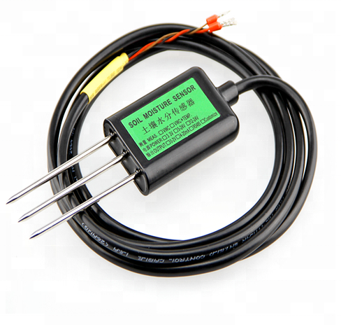 TR-TS Hot Selling RS485 Soil Moisture Sensor with 3 Probes Volumetric Water Content VWC Max Output Current 20ma