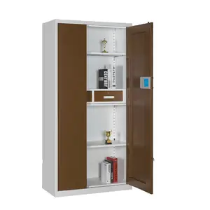 Office Metal Secret Code Locker Cabinet with Two Doors