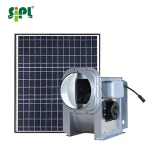 Panel Solar de 40W con conductos en línea, ventilación para ducha, baño, extractor pequeño y ventilador de soplado