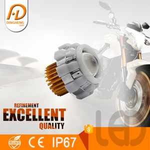 10 W <span class=keywords><strong>de</strong></span> carretera casco led proyector lente Ángel ojos faros <span class=keywords><strong>de</strong></span> motocicleta - Product Image 2