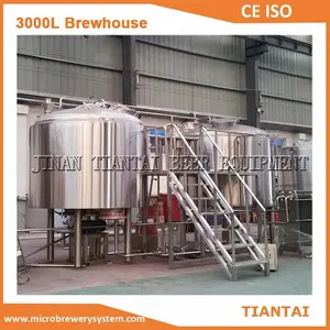 3000L cerveza ale planta de fabricación para la venta caliente