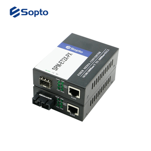 Convertidor de Medios Gigabit de Suministro de Fábrica, 1 Puerto RJ45, 1 Puerto SFP, SM <span class=keywords><strong>MM</strong></span> 10/100/1000, Convertidor de Medios Óptico - Product Image 2