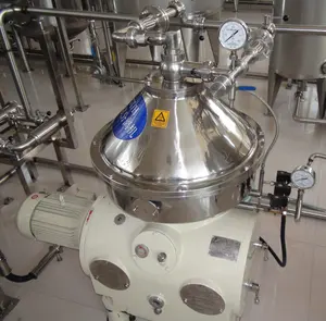 Separador de creme de leite máquina processador completo de leite processador industrial linha de acordo com modelo de máquina 12 meses