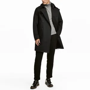Trench-Coat classique pour hommes, nouveau modèle, imperméable, Long boutonnage