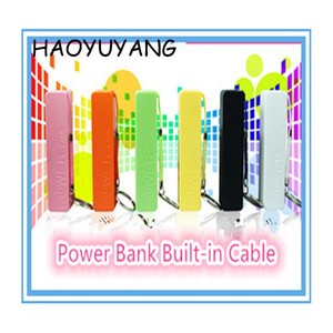 Color mezclado Estilo Con Cable Conector USB 2600 mah Paquete de Energía de <span class=keywords><strong>la</strong></span> Estación En Estados Unidos - Product Image 1