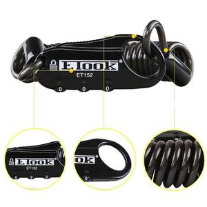 ETOOK <span class=keywords><strong>Mini</strong></span> <span class=keywords><strong>Cable</strong></span> de resorte casco <span class=keywords><strong>Cable</strong></span> cerradura de bloqueo - Product Image 2
