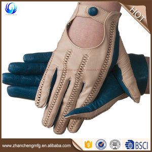 Yüksek kaliteli kadın büyük fiyat ile sürücü için ince deri eldiven sürüş - Product Image 3