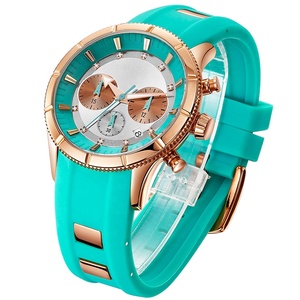 <span class=keywords><strong>Montre</strong></span> pour femme DK&YT en acier inoxydable, étanche, luxe, <span class=keywords><strong>bracelet</strong></span> en silicone, mouvement à quartz, cadran en cristal - Product Image 1