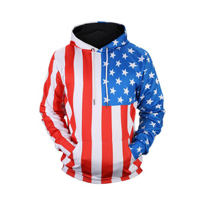 Custom mens 3D imprimir pullover hoodies todo impresión poliéster sudaderas con capucha - Product Image 2