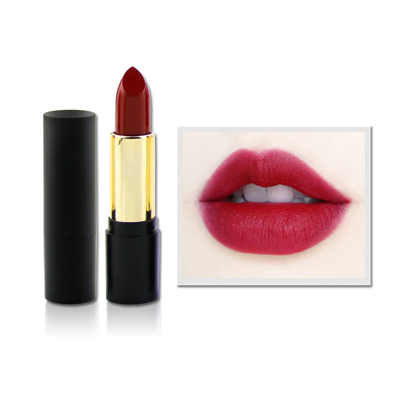 Lipstik Label Pribadi <span class=keywords><strong>Perusahaan</strong></span> Kosmetik Lipstik Matte Cair Matte Cair Logo Sendiri Organik Alami