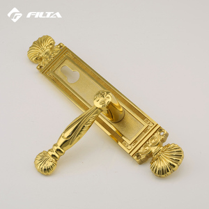 Herrajes para Puertas con Corona Dorada, Accesorios para Puertas de Uso General, Diseño de Lujo Dorado, Manija para Puerta - Product Image 6