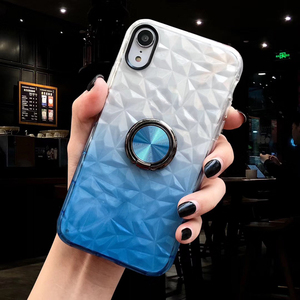 Per <span class=keywords><strong>iPhone</strong></span> 14 13 XR <span class=keywords><strong>XS</strong></span> X Max smartphone custodia con <span class=keywords><strong>Cover</strong></span> posteriore per telefono con diamanti morbidi con supporto ad anello - Product Image 1