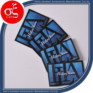 Barato marca de ropa personalizada etiqueta de imitación, tejida etiqueta de mezclilla etiqueta para T-shirt / Jeans - Product Image 5