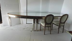 <span class=keywords><strong>Table</strong></span> de banquet ovale populaire, miroir, 10-12 <span class=keywords><strong>personnes</strong></span>, <span class=keywords><strong>table</strong></span> à <span class=keywords><strong>manger</strong></span> <span class=keywords><strong>pour</strong></span> location de mariage - Product Image 3