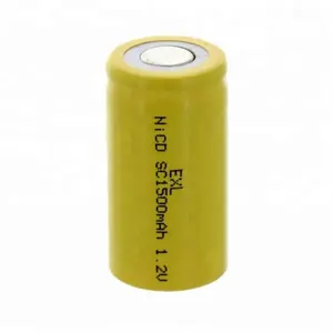 Batería recargable para Taladro Inalámbrico 10C nicd 1,2 v sc1500 sub-c 1500mah ni-cd, EJD-SC1500 de alta velocidad, herramienta eléctrica