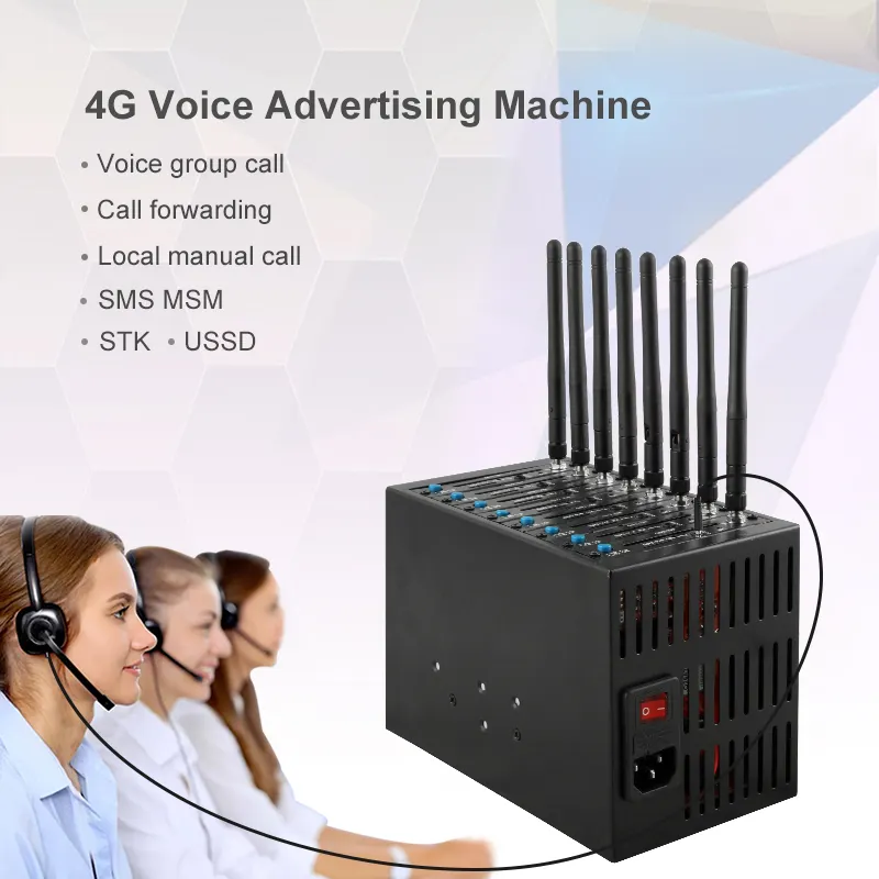 4G LTE Sim7600 8ポートgsmモデムバルクsms音声通話ボックスsmsモデム