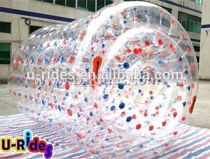 Gioco di sport acquatici trasparente a doppio strato con ruota a rullo per acqua gonfiabile sul gioco di neve - Product Image 3
