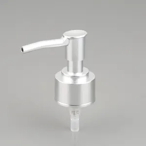 Heißer Verkauf 28/410 Pumpen behandlung Silber Elektro platte Kunststoff ABS Creme pumpe 24/410 Lotion pumpe für Shampoo flasche
