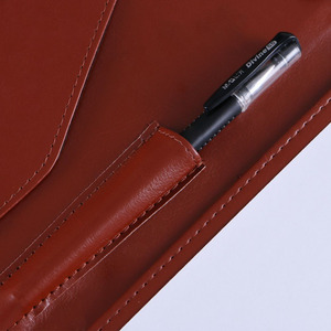 Hombres Calientes A4 cuero carpetas padfolio organizador A4 caso <span class=keywords><strong>A3</strong></span> tamaño Carpeta de archivo del bolso Cartera de cuero - Product Image 4