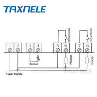 Controlador de Temperatura Digital LED STC-1000 110V-220VAC 10A con Dos Salidas de Relé, Termostato para Calefacción y Refrigeración