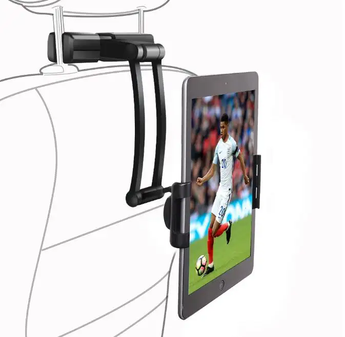 Universal Car Headrest Back Seat Holder Mount for Mini iPad 2/3/4 Air 5/6 Tablet