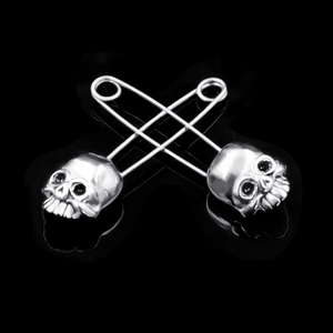 Nuovi Uomini <span class=keywords><strong>Orecchini</strong></span> In Acciaio Pin di Sicurezza in Acciaio Testa Del Cranio <span class=keywords><strong>Orecchini</strong></span> Irregolare <span class=keywords><strong>Orecchini</strong></span> per Le Donne e Gli Uomini Dei Monili - Product Image 6