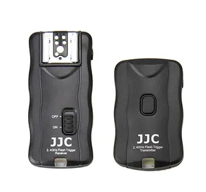 JJC JF-U1 433 MHz 16 saluran 3in1 kabel & nirkabel remote control & nirkabel flash trigger dengan 1 receiver dan 1 transmitter 