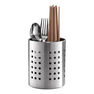 304ステンレス鋼食器収納ラックキッチン用品オーガナイザー箸フォークスタンドホルダー