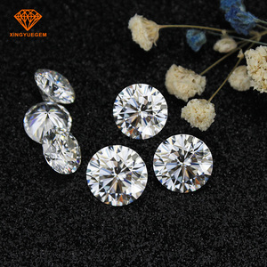 Baja precio de fábrica mejor definición GH <span class=keywords><strong>IJ</strong></span> color VVS Grado Estrella cut ronda suelto moissanite para anillos - Product Image 1