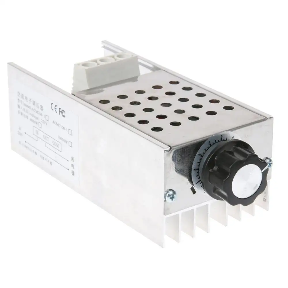 Bộ Điều Chỉnh Điện Áp AC 220V 10000W 10KW SCR Bộ Điều Chỉnh Tốc Độ Bộ Điều Chỉnh Công Suất Cao