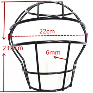 Professionnel personnalisé catcher jeunesse baseball casque garde face à la sécurité