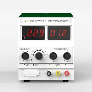 Лучший Регулируемый источник питания 1502D + 110 В/220 В 12 В 100 А переменного/постоянного тока для ремонта электроники сотовых телефонов ноутбуков