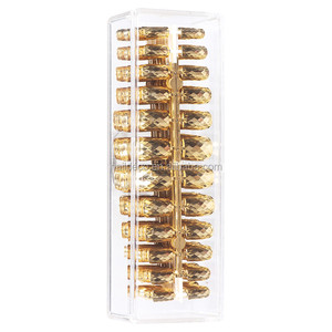 Nadeco Golden Acryl Valse Nagel Metalen Spiegel Nail Medium Vierkante Nagels Voor Lady Party <span class=keywords><strong>Finger</strong></span> <span class=keywords><strong>Tips</strong></span> - Product Image 5