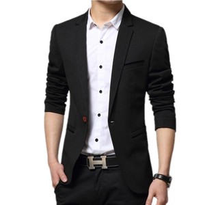 YSMARKET M-5XL grande taille hommes manteau porter au <span class=keywords><strong>mariage</strong></span> Club fête coréen Slim Fit Blazer costume veste décontracté <span class=keywords><strong>homme</strong></span> vêtements E71169 - Product Image 3