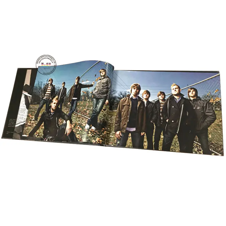 Роскошный журнальный столик A4 в твердой обложке для фотосъемки, высококачественный Печатный сервис