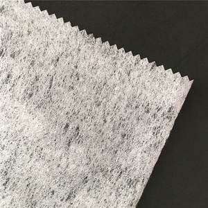 Thân thiện với môi dính tái chế PET không dệt nung chảy vải <span class=keywords><strong>interlining</strong></span> hóa chất nóng chảy <span class=keywords><strong>interlining</strong></span> vải - Product Image 6