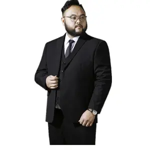 Super Grote Maat Voor Dikke Mannen 3XL-9XL Mannen Blazer Grote Mannen Pak Effen Kleur Uniform