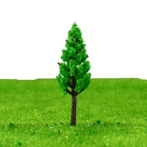 Mô hình thu nhỏ cây vàng đậm/mô hình kiến trúc cây nhựa nhỏ 4.5cm - Product Image 6