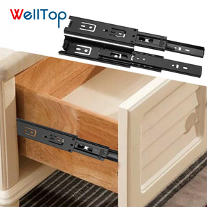 Thống Ngắn Slide Ngăn Kéo Mở Rộng Đầy Đủ Hướng Dẫn Đường Sắt Ngăn Kéo Tủ Đồ Nội Thất Phần Cứng Set Phụ Kiện Cho Nhà Bếp VT-15.028 - Product Image 5