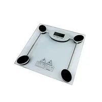 Balance numérique claire de salle de bains, en verre trempé épais, 3 kg/180kg, pour bricolage